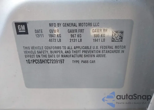 1G1PC5SH7C7239197: 44178633