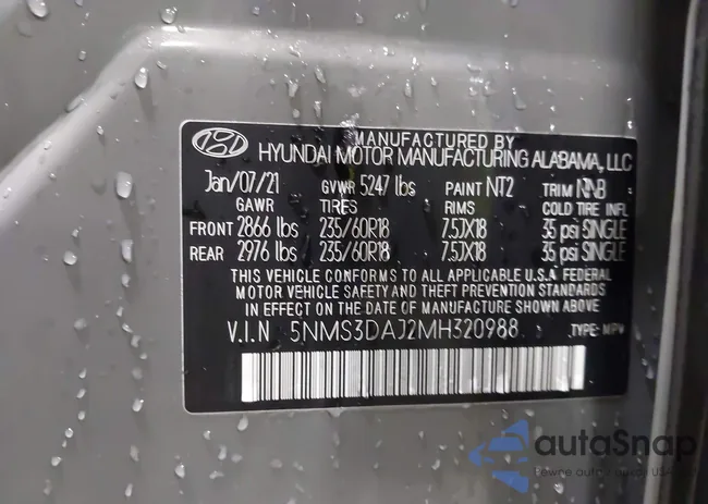 5NMS3DAJ2MH320988: 44178649