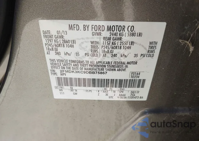 2FMDK3KC9DBB75867: 44178694