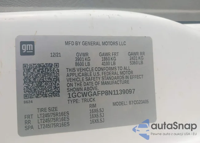 1GCWGAFP8N1139097: 44178770