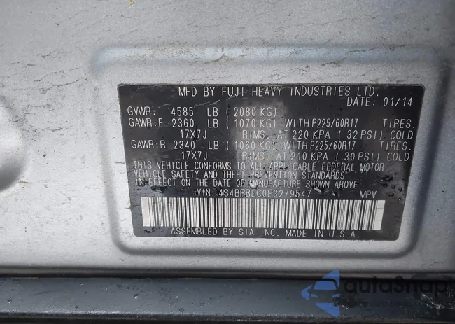 4S4BRBLC0E3279547: 44178971