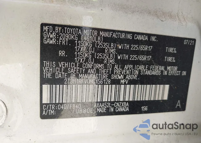 2T3H1RFV0MC156128: 44179497