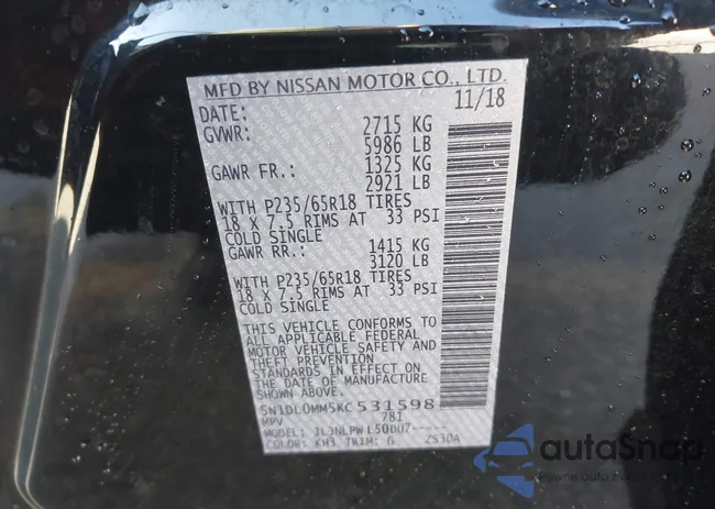 5N1DL0MM5KC531598: 44179541