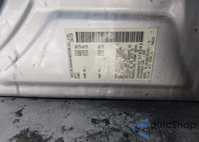 1N4AA6AV7KC378693: 44179577