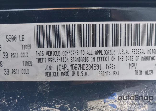 1C4PJMDB7HD234591: 44179678