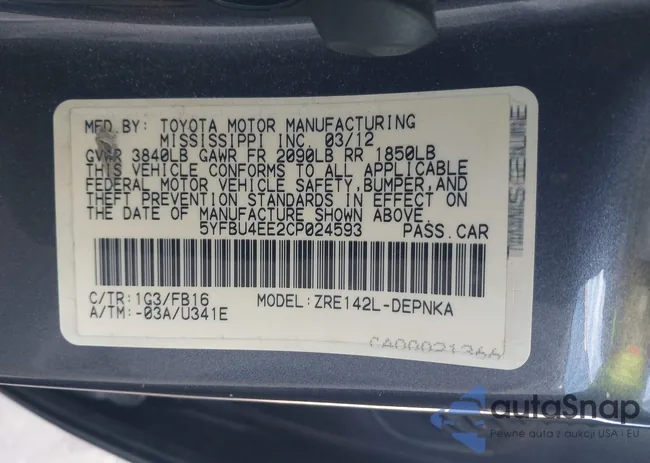 5YFBU4EE2CP024593: 44179708