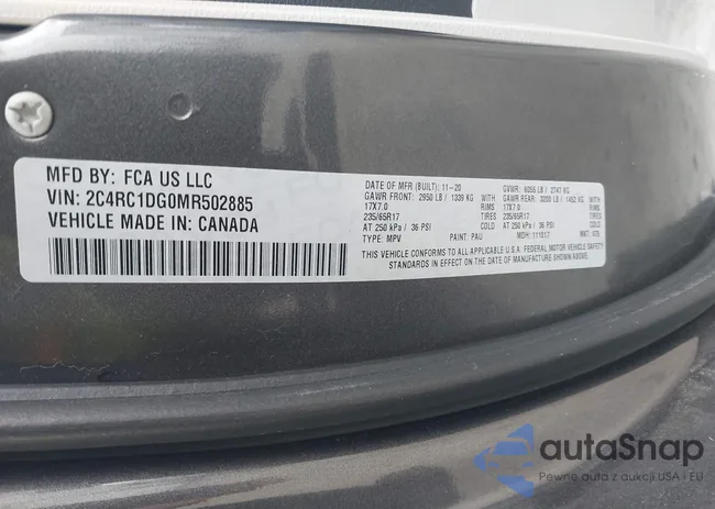 2C4RC1DG0MR502885: 44179785