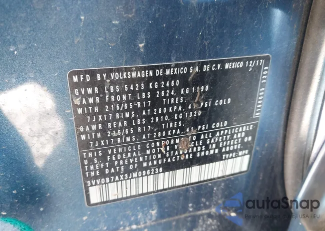 3VV0B7AX3JM096236: 44179857