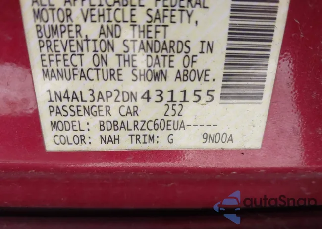 1N4AL3AP2DN431155: 44179861