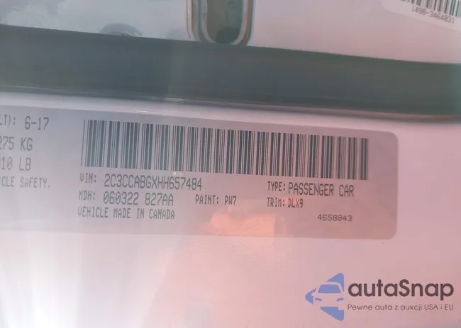 2C3CCABGXHH657484: 44179897