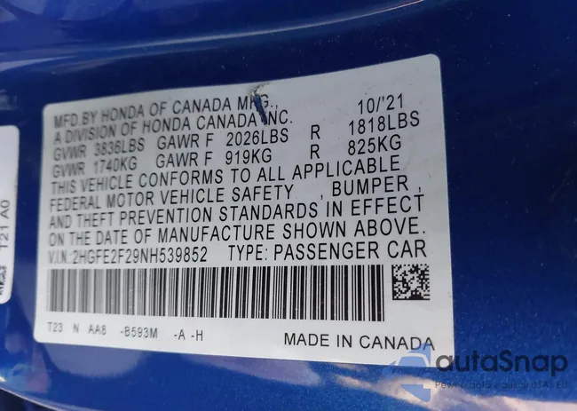 2HGFE2F29NH539852: 44179996