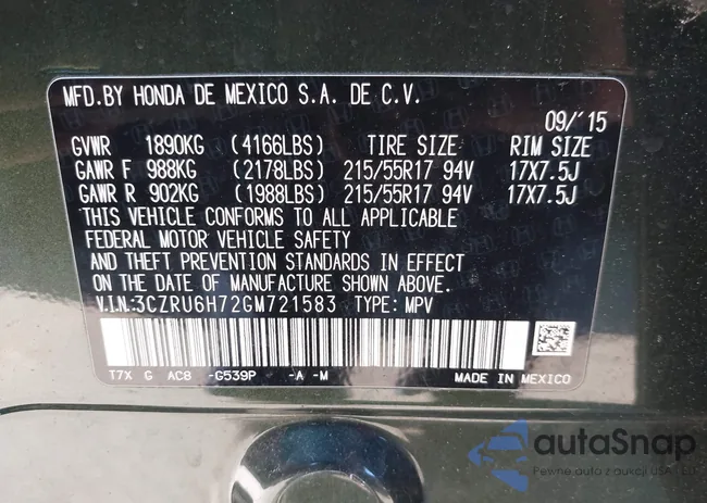 3CZRU6H72GM721583: 44179160