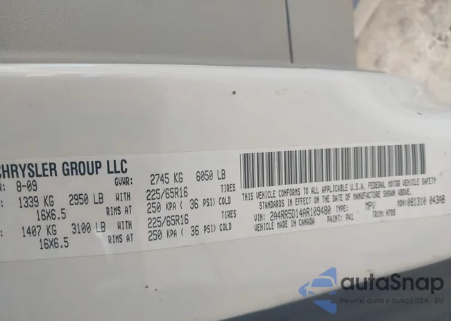 2A4RR5D14AR109480: 44179273