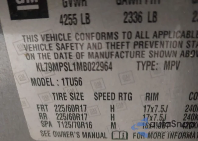 KL79MPSL1MB022964: 44179324