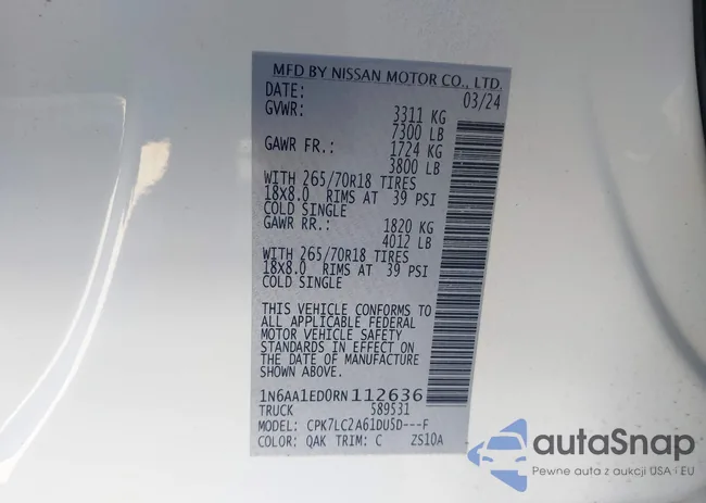 1N6AA1ED0RN112636: 44179400