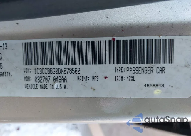 1C3CCBBG0DN678562: 44180467