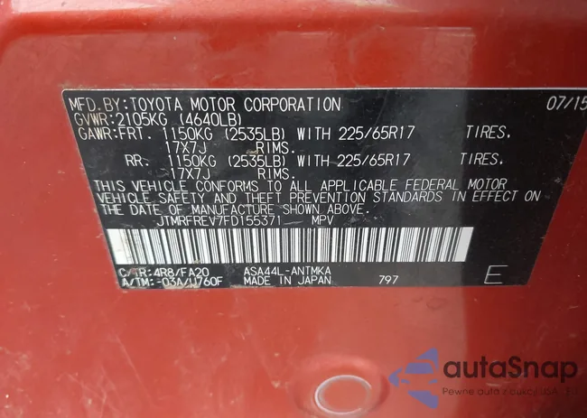 JTMRFREV7FD155371: 44180501