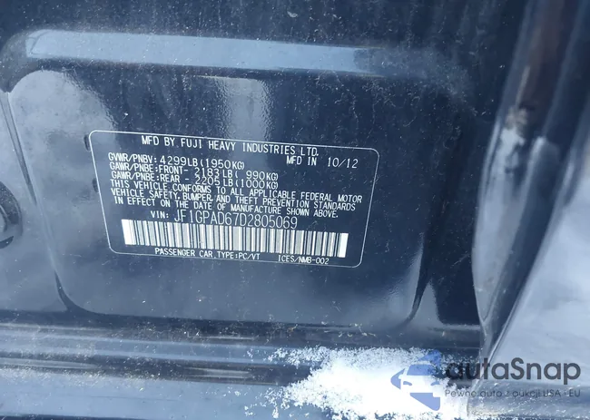 JF1GPAD67D2805069: 44180526