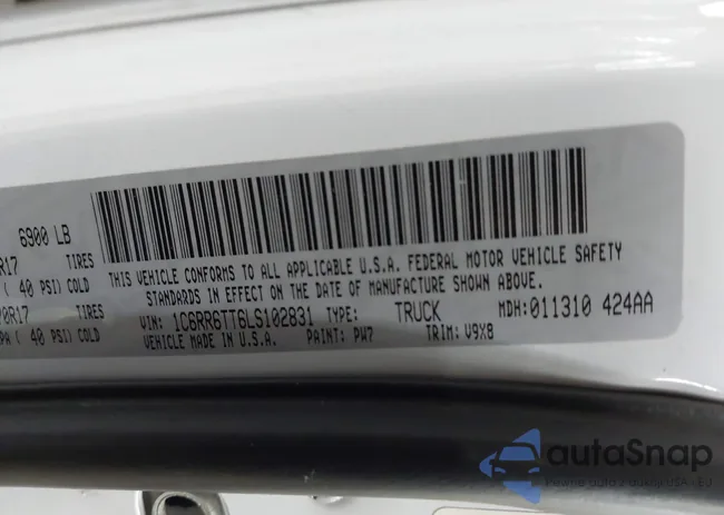 1C6RR6TT6LS102831: 44180560