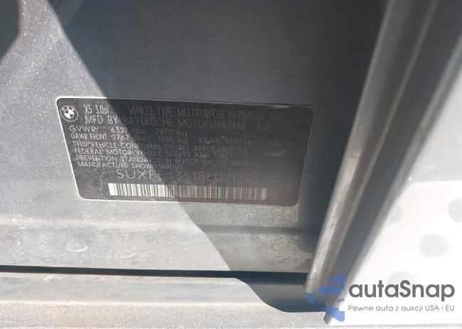 5UXFE43518L021801: 44180656