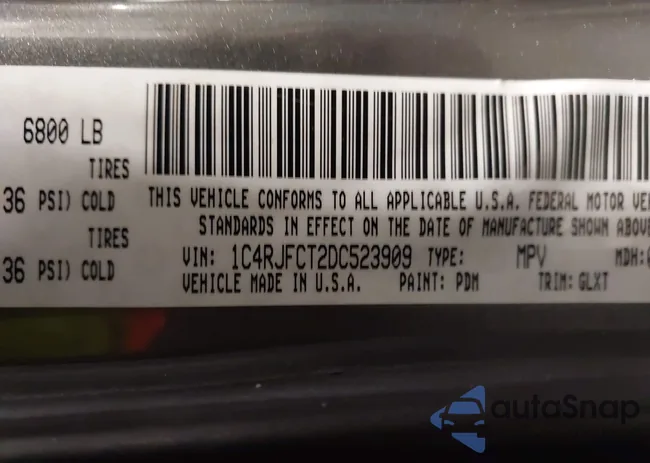 1C4RJFCT2DC523909: 44180713