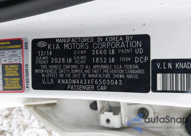 KNADM4A3XF6503043: 44180772