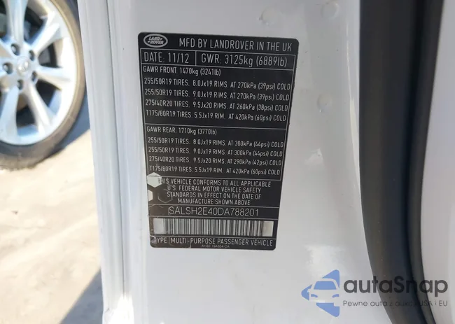 SALSH2E40DA788201: 44180800