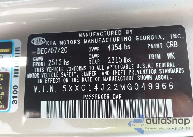 5XXG14J22MG049966: 44180853