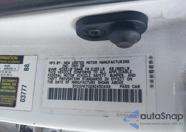 5Y2SP67029Z450433: 44180862