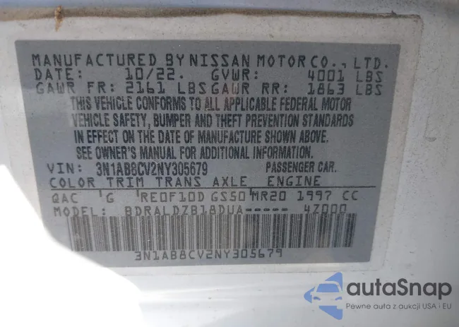 3N1AB8CV2NY305679: 44180916