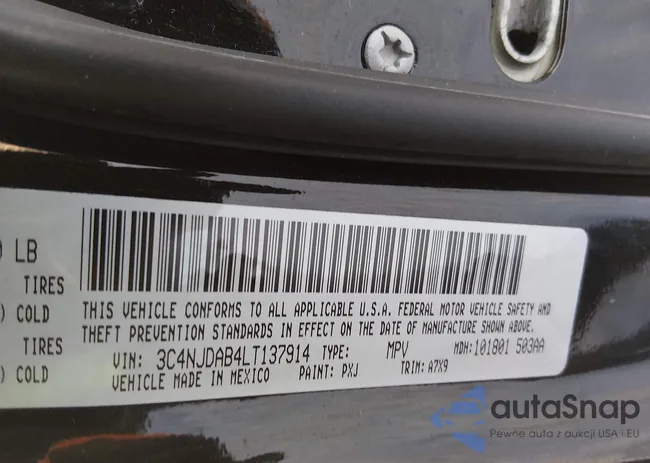 3C4NJDAB4LT137914: 44181005