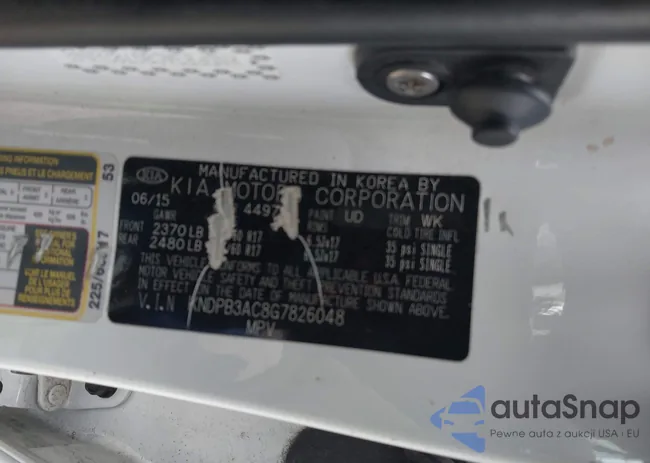 KNDPB3AC8G7826048: 44180105