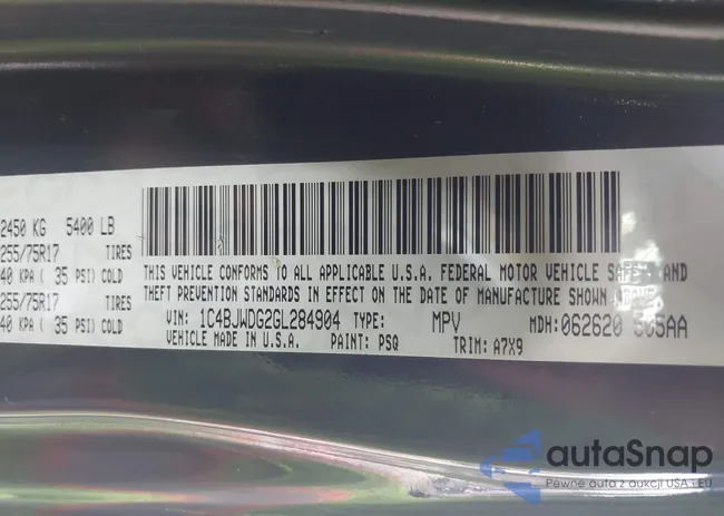 1C4BJWDG2GL284904: 44180264