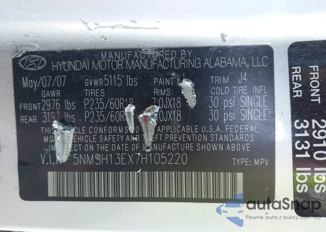 5NMSH13EX7H105220: 44180297