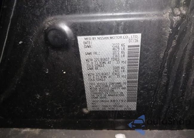 5N1AT2MV6GC889792: 44181686