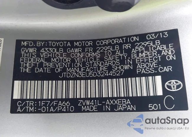 JTDZN3EU5D3244527: 44181797