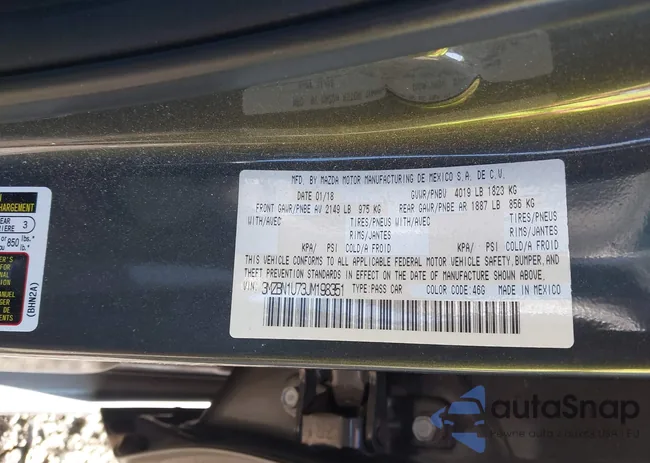 3MZBN1U73JM198351: 44182006