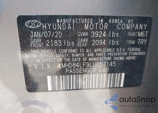 KMHD84LF9LU057145: 44181157