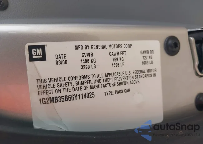 1G2MB35B66Y114025: 44181203