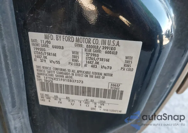 1FTNX21F01EB37573: 44182509