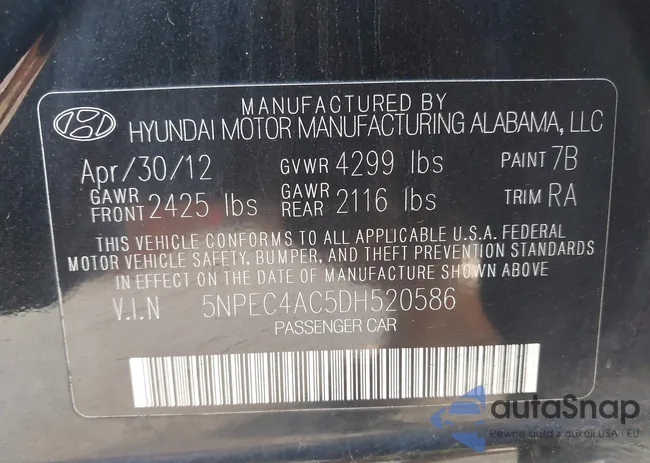 5NPEC4AC5DH520586: 44182650