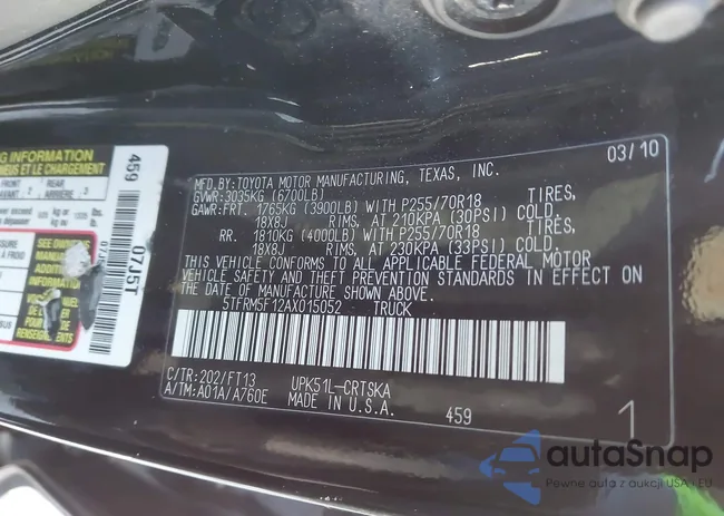 5TFRM5F12AX015052: 44182995