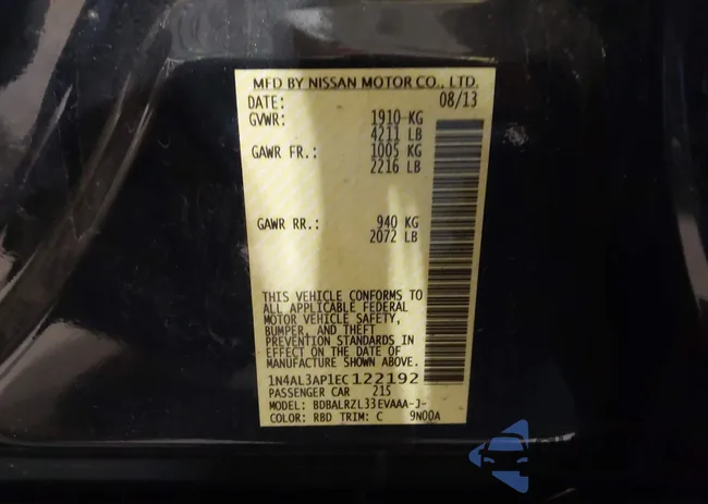 1N4AL3AP1EC122192: 44182049