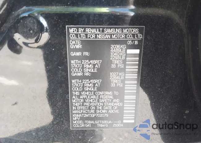 KNMAT2MT1GP702079: 44182066