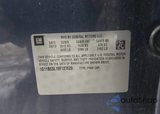 1G11B5SL1EF127629: 44182183