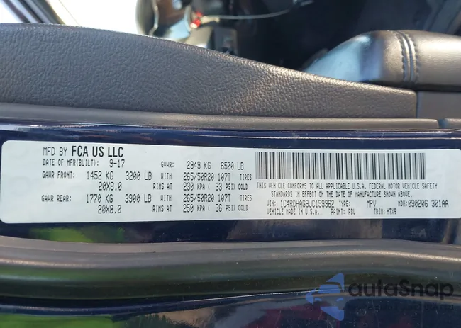 1C4RDHAG9JC159962: 44182226