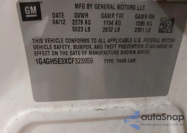 1G4GH5E3XCF323959: 44182335