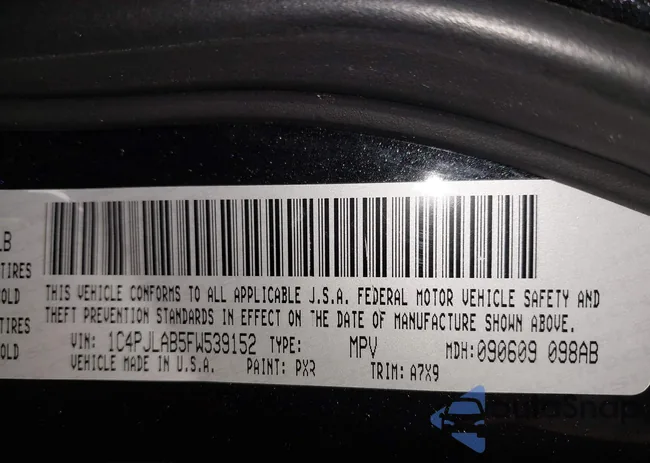 1C4PJLAB5FW539152: 44182401