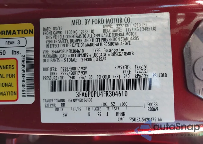 3FA6P0PU4FR304610: 44183571