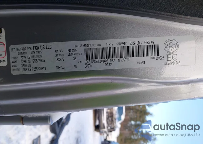 1C4BJWEG5GL148409: 44183885